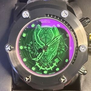 Invicta Black and Purple Marvel Watch